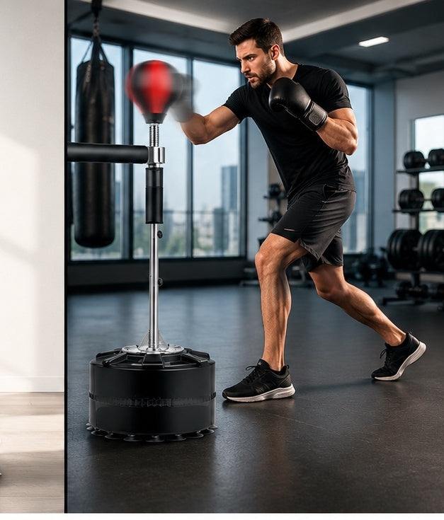 Soporte de boxeo con bola de reflejos