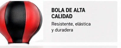 Soporte de boxeo con bola de reflejos